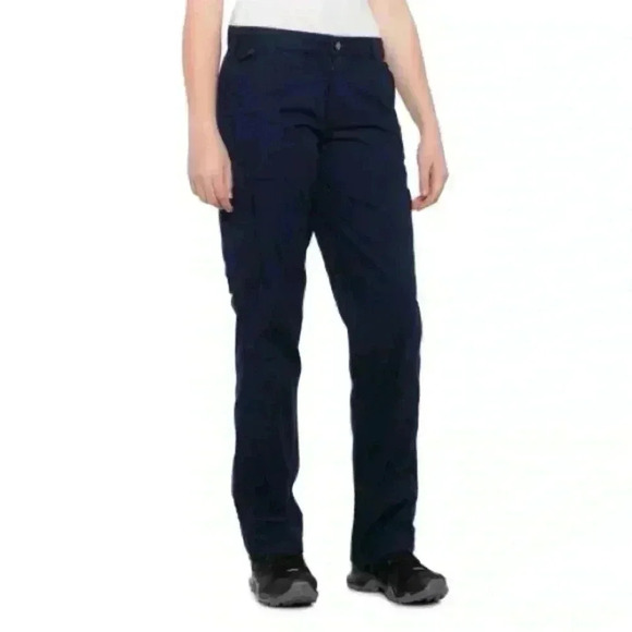 Carhartt Pants - Carhartt 104009 Women’s Braxton Force Cargo Pants Navy Sz 8 Short Workwear